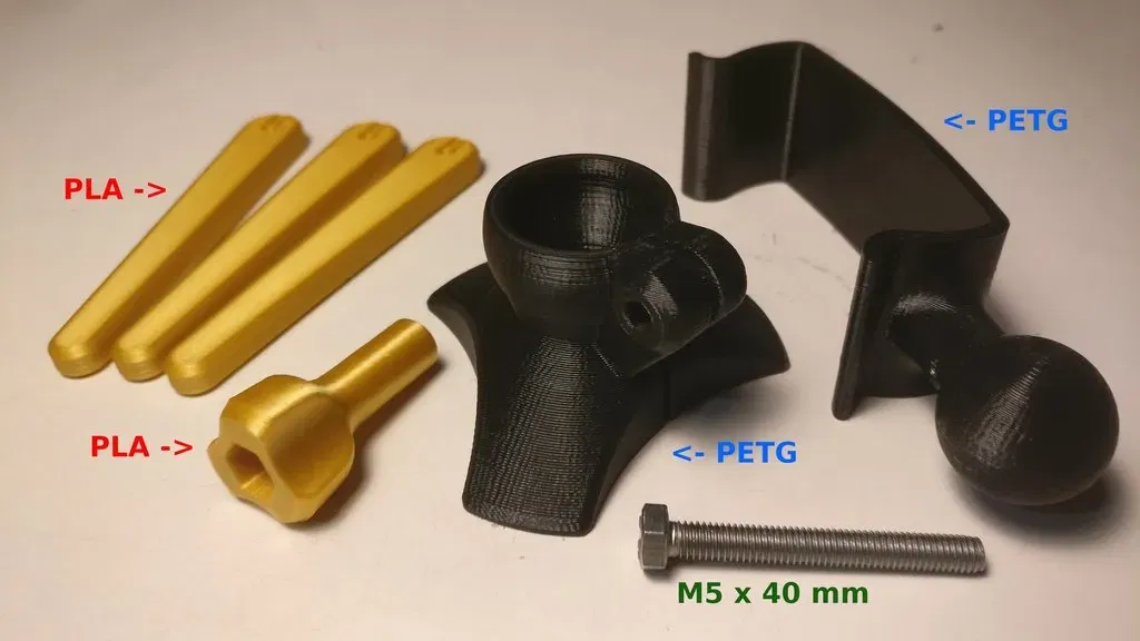 Giá đỡ điện thoại tripod có khớp cầu in 3D - Image 3