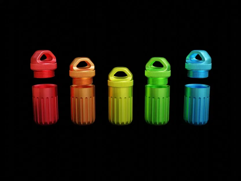 Hộp đựng thuốc mini treo chìa khóa tiện dụng - Image 1