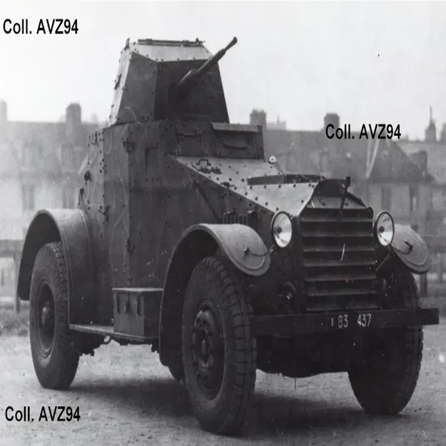 Mô hình xe tăng Laffly AMD 80 cho trò chơi Bolt Action - Image 2