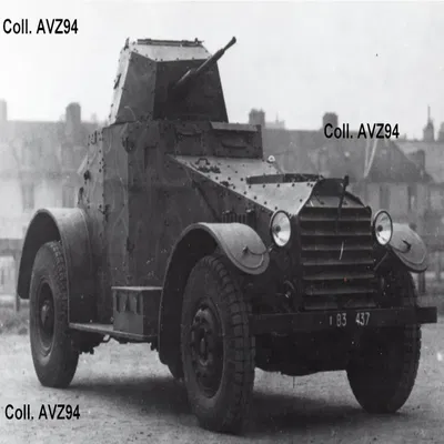 Mô hình xe tăng Laffly AMD 80 cho trò chơi Bolt Action