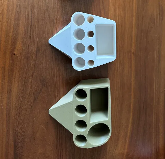 Bộ tổ chức bút lông trắng cho văn phòng và gia đình - Image 2