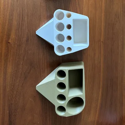 Bộ tổ chức bút lông trắng cho văn phòng và gia đình