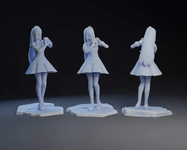 Nhân vật Ai từ Oshi No Ko với chất liệu Uv Textures - Image 1