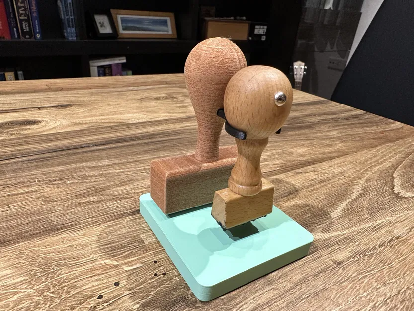 Giá đỡ con dấu cao su hình con dấu - Image 1