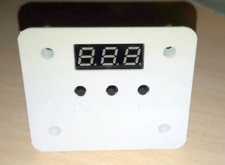 Bảng điều khiển trước cho mô-đun nhiệt độ W1209 - Image 1