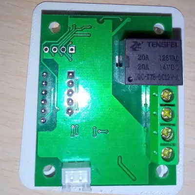 Bảng điều khiển trước cho mô-đun nhiệt độ W1209