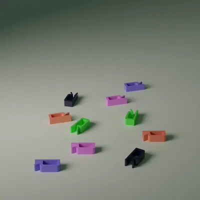 Kẹp dây đơn giản cho tổ chức cáp