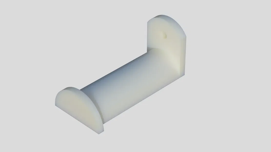 Giá đỡ cuộn filament gắn tường đơn giản cho máy in 3D - Image 2