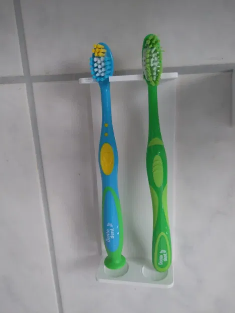 Giá đỡ bàn chải đánh răng đôi treo tường - Image 1