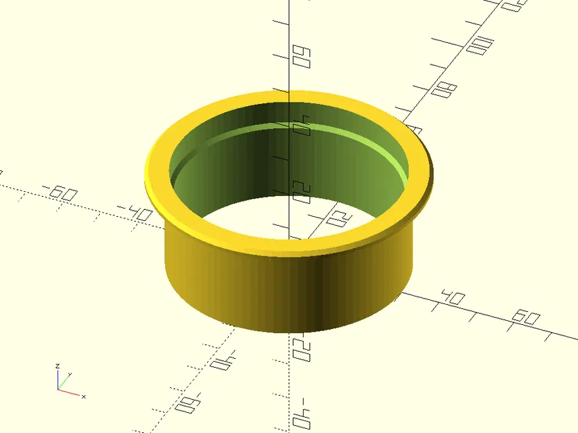 Kabelová průchodka điều chỉnh được trong OpenSCAD - Image 4