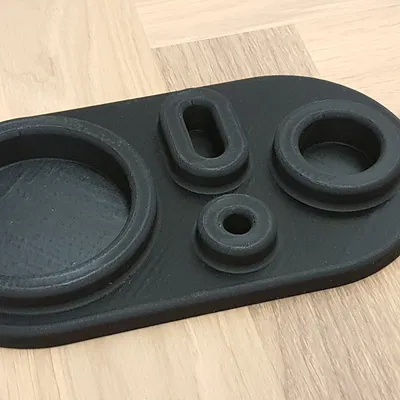 Giá đỡ dao cạo an toàn Bambaw với khay đựng lưỡi cạo