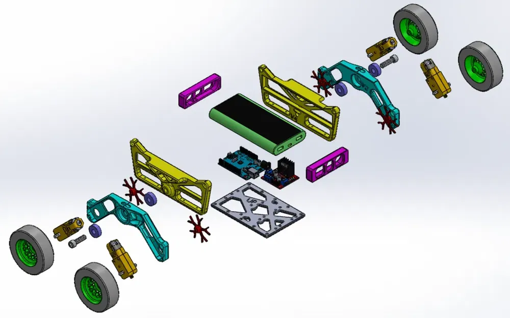 Nền tảng robot địa hình giá rẻ và dễ lắp ráp - Image 13