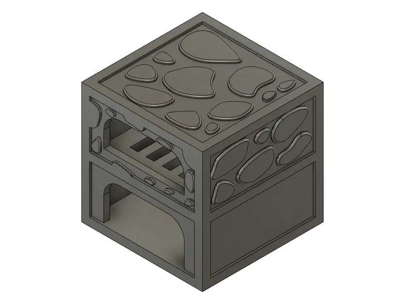 Lò nung Minecraft trong thế giới 3D - Image 1