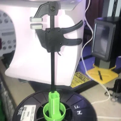 Giá đỡ cuộn cho kẹp mini Harbor Freight với đường kính 52mm