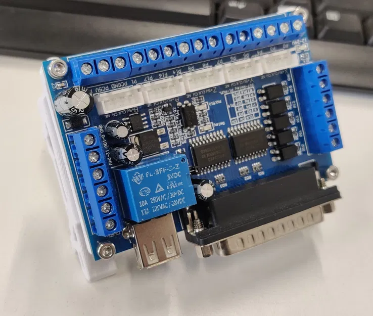 Giá đỡ DIN cho bảng phân tách song song sử dụng Mach3 và LinuxCNC - Image 1