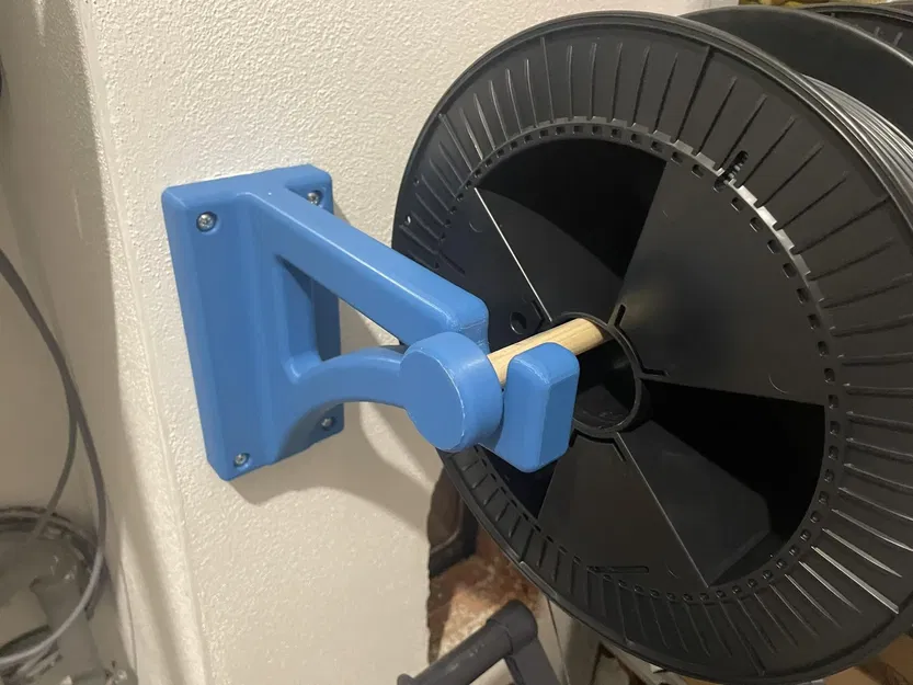 Giá đỡ cuộn filament 2KG / 4KG treo tường - Image 2