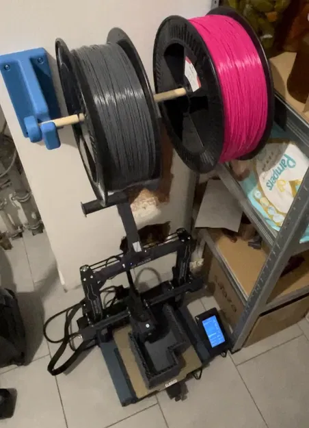 Giá đỡ cuộn filament 2KG / 4KG treo tường - Image 3