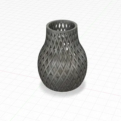 Bình hoa hiện đại in 3D với thiết kế hình học