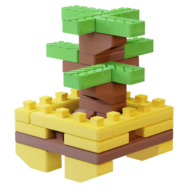 Chậu cây PlantPot Junior - Mô hình gạch Brick3D - Image 1