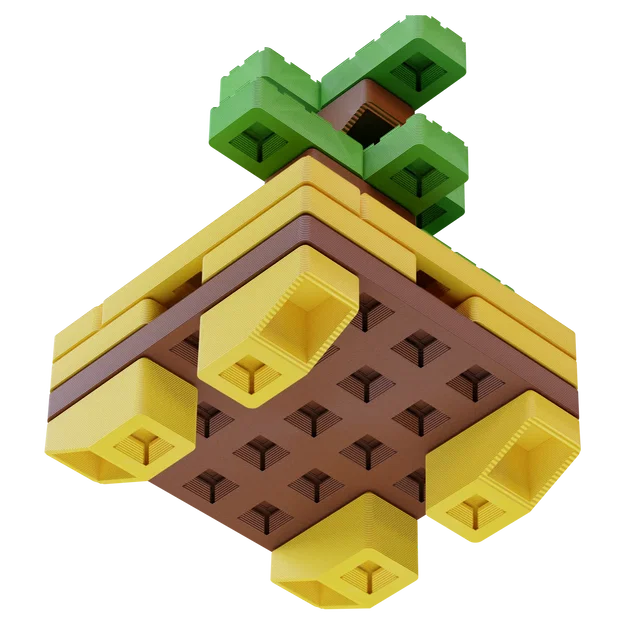 Chậu cây PlantPot Junior - Mô hình gạch Brick3D - Image 2
