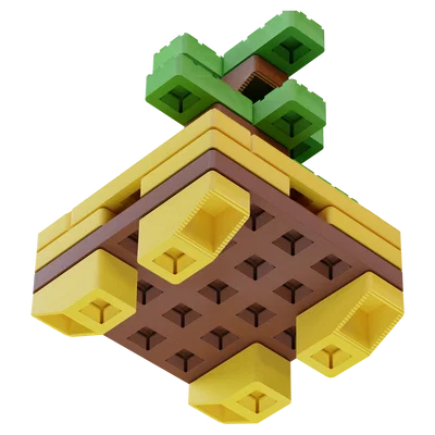 Chậu cây PlantPot Junior - Mô hình gạch Brick3D