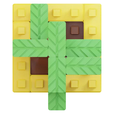 Chậu cây PlantPot Junior - Mô hình gạch Brick3D