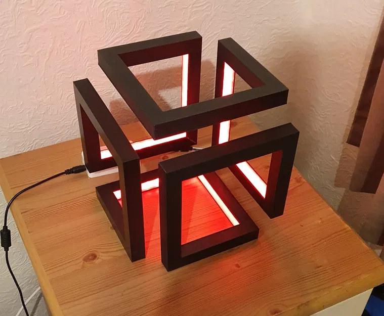 Đèn cube vô cực RGB LED - Image 4