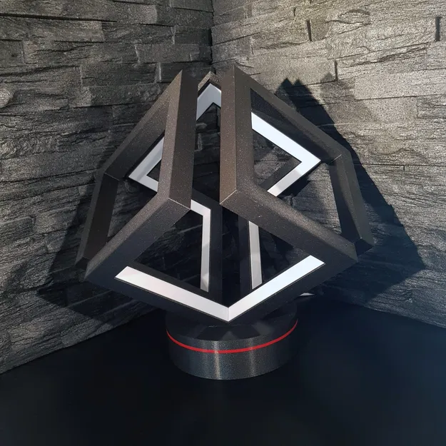 Đèn LED hình lập phương vô cực - Image 4