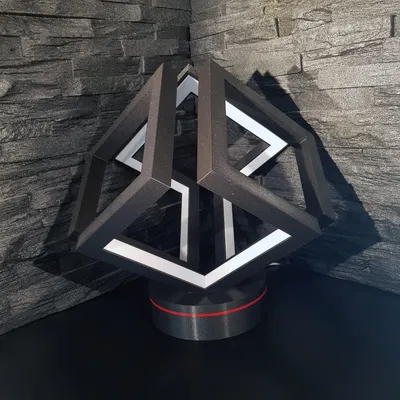 Đèn LED hình lập phương vô cực