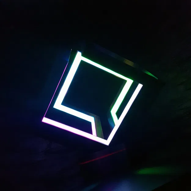 Đèn LED hình lập phương vô cực - Image 6