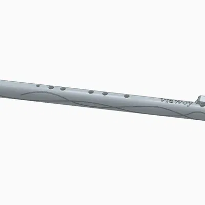 Cây sáo bên với âm C5 từ 3 phần