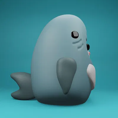 Mô hình cá mập kết hợp mèo độc đáo và sáng tạo