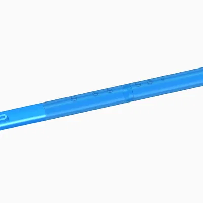 Cây sáo bên với âm C5 từ 3 phần