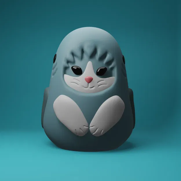 Mô hình cá mập kết hợp mèo độc đáo và sáng tạo - Image 3