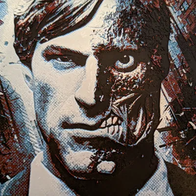 Khuôn mặt đôi Hueforge nghệ thuật in 3D