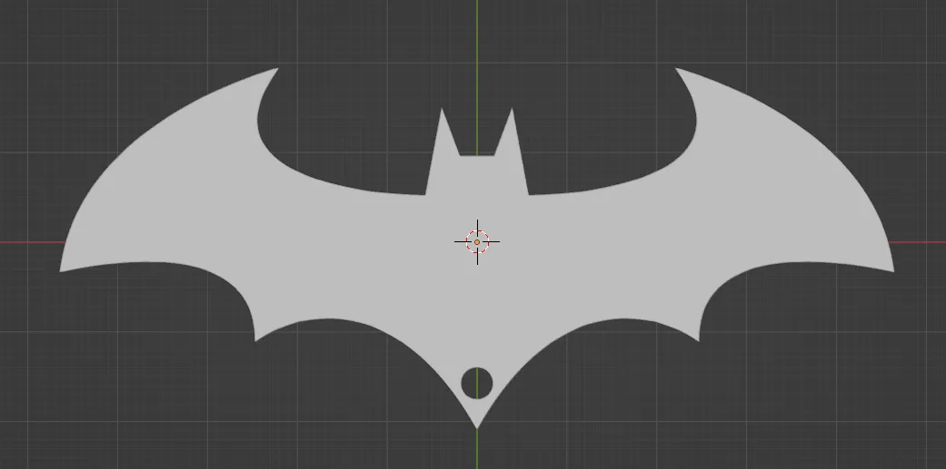 Móc khóa biểu tượng Batman - Batarang - Image 1