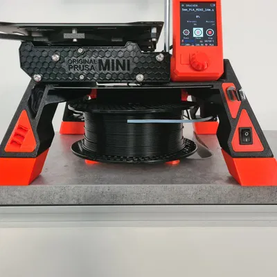 Mở rộng chân đế Prusa MINI và giá đỡ cuộn filament