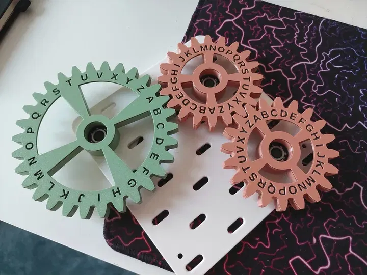 Bánh răng mã hóa với ba kích thước khác nhau - Image 1