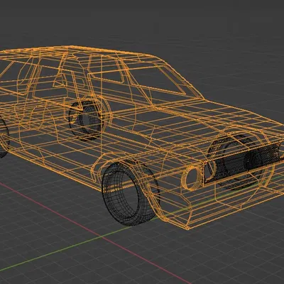 Mô hình xe Volkswagen Golf MK2 đơn giản trong ngày