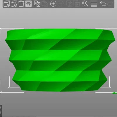 Bình hoa hình học cho in 3D chế tạo từ VaseCraft