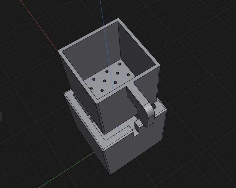 Chậu cây đơn giản có lỗ thoát nước dễ in 3D - Image 1
