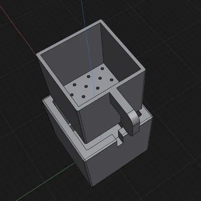 Chậu cây đơn giản có lỗ thoát nước dễ in 3D