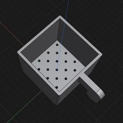 Chậu cây đơn giản có lỗ thoát nước dễ in 3D