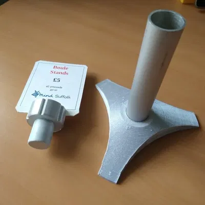 Giá đỡ trưng bày cho bóng pétanque bằng OpenSCAD