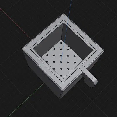 Chậu cây đơn giản có lỗ thoát nước dễ in 3D