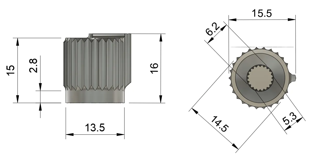 Núm điều chỉnh âm lượng 5.9mm cho thiết bị điện tử - Image 3