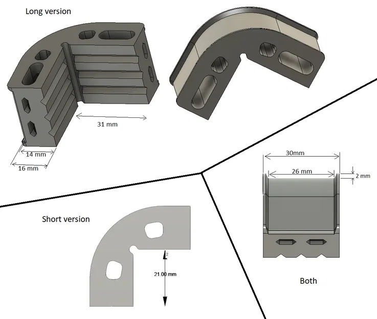 Góc kẹp băng in 3D không cần hỗ trợ - Image 2