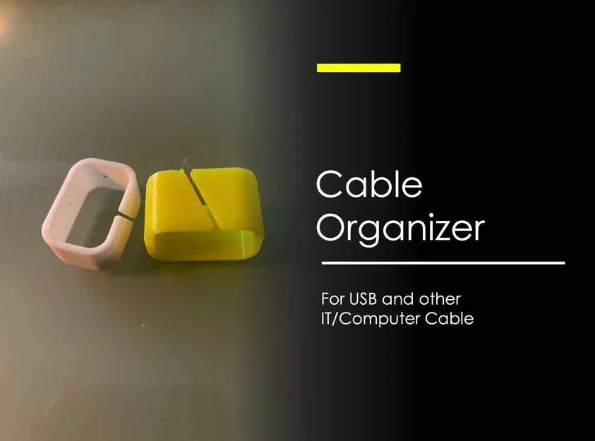 Giá đỡ cáp USB và cáp IT tối ưu hóa in 3D - Image 1