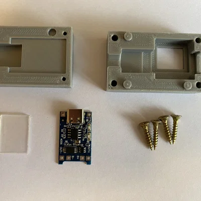 Sạc pin Li-ion 3,7v cho pin 18650 với thiết kế in 3D