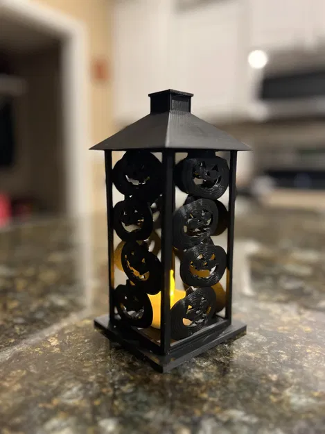 Đèn lồng bí ngô xếp chồng kiểu dáng mới - Image 2